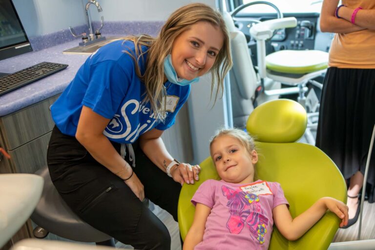 smiling child dental patient